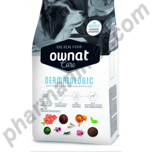 OWNAT DOG CARE DERMATOLOGIC    	Sac/3 kg